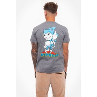 RIPNDIP NERMHOG TEE 灰色 音速小子 短袖T恤 中指貓 台灣總代理-ALL