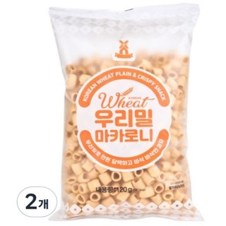 堂巖 韓國小麥通心粉餅乾, 2個, 120g 【韓國爆紅零嘴！非油炸更健康】 Olive Young 狂銷熱賣