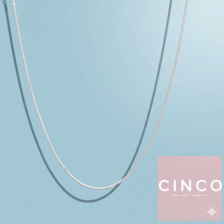 CINCO 葡萄牙精品 Margo choker 925純銀頸鍊 鎖骨鍊 細緻素鍊 45公分