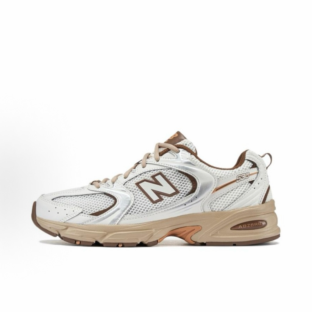 niko and ... x  New Balance NB 530 舒適百搭 休閒鞋 男女同款 白棕 MR530NI