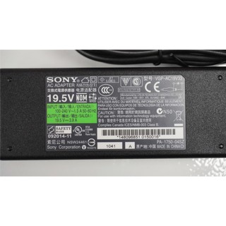 中古 SONY VGP-AC19V33 19.5V / 3.9A 原廠筆電電源變壓器 PW04