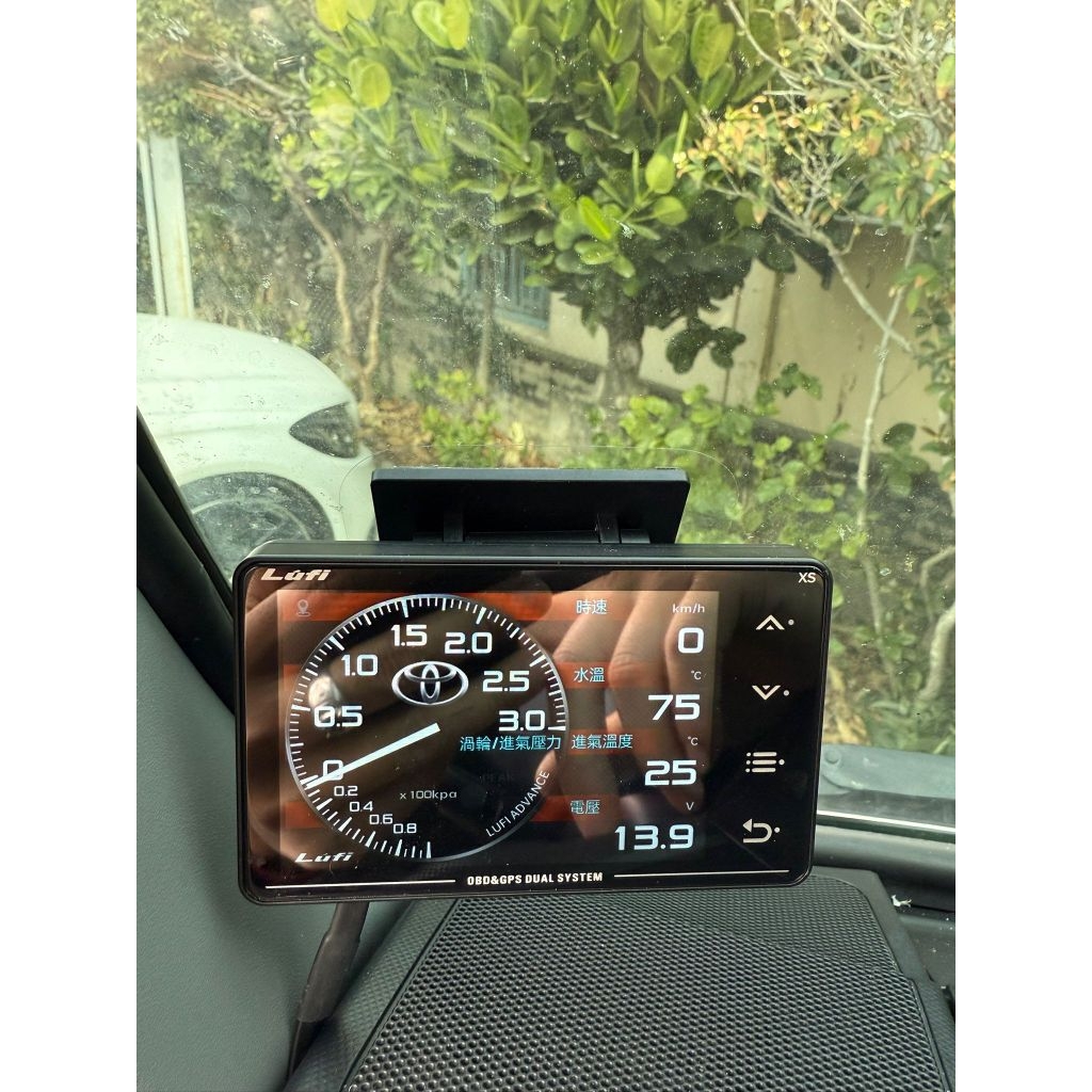 台中 路飛 lufi xs 三代路飛 多功能儀表 抬頭顯示器 繁體中文 更新 水溫 消除故障碼 變速箱 油溫 電壓