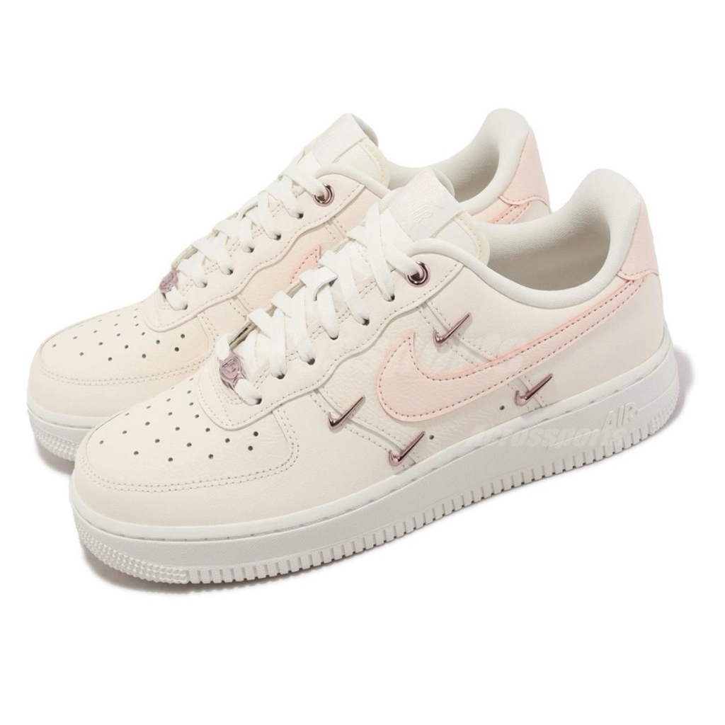 ❗️價格可議❗️24cm Nike 休閒鞋 Wmns Air Force 1 07 LX 玫瑰金 米白 粉紅 炫雅 小勾