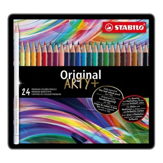STABILO original細線高硬度色鉛筆鐵盒裝24色 *8774-6