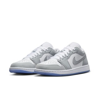 Nike 休閒鞋 JORDAN 喬丹 AJ1 果凍底 白灰 男女 DC0774-105