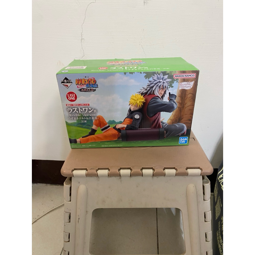 鳴人最後賞 鳴人和自來也 內聊 日版 全新未拆 火影忍者一番賞 傳說的三忍 自來也最後賞