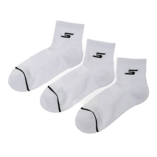 SKECHERS 女HeiQ Mint 抗菌除臭運動短襪 - S119351HM-100