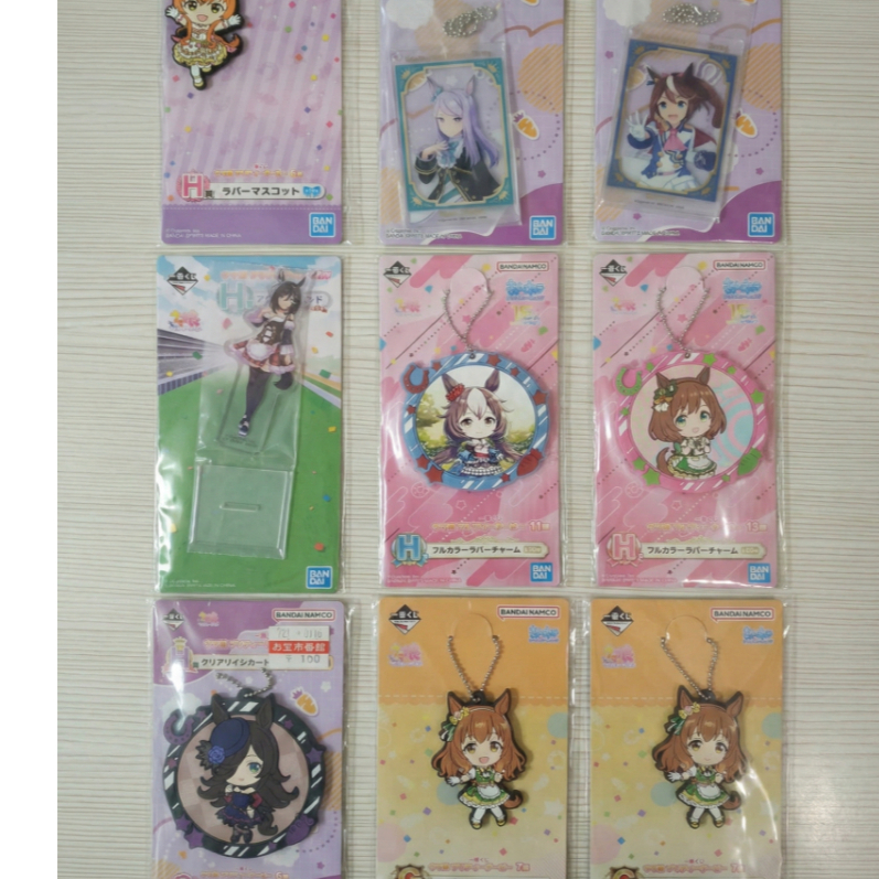 就是全新現貨不用再問  賽馬娘 一番賞 軟膠吊飾/壓克力立牌 東海帝王 目白麥昆 里見光鑽 美浦波旁 曼城茶座 榮進閃耀