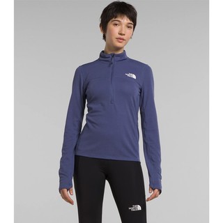 美國[The North Face]W SUNRISER 1/4 ZIP/ 修身剪裁排汗半門襟