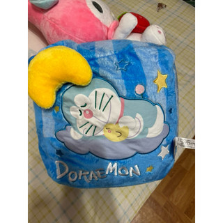 哆啦A夢 Doraemon 藍色方形抱枕 全家 福袋 抽獎