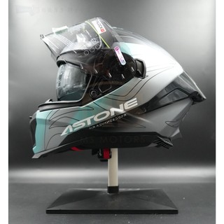 【板橋摩速】ASTONE GT6 PLUS YF1【消光黑藍】尺寸S-3XL 重量約1600g ECE2206