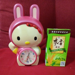 本尊超可愛的! 早期 臺灣懷舊老物 Hello Kitty 時鐘 鬧鐘 貓咪公仔造型 絕版珍藏 魔法找回憶回憶最美