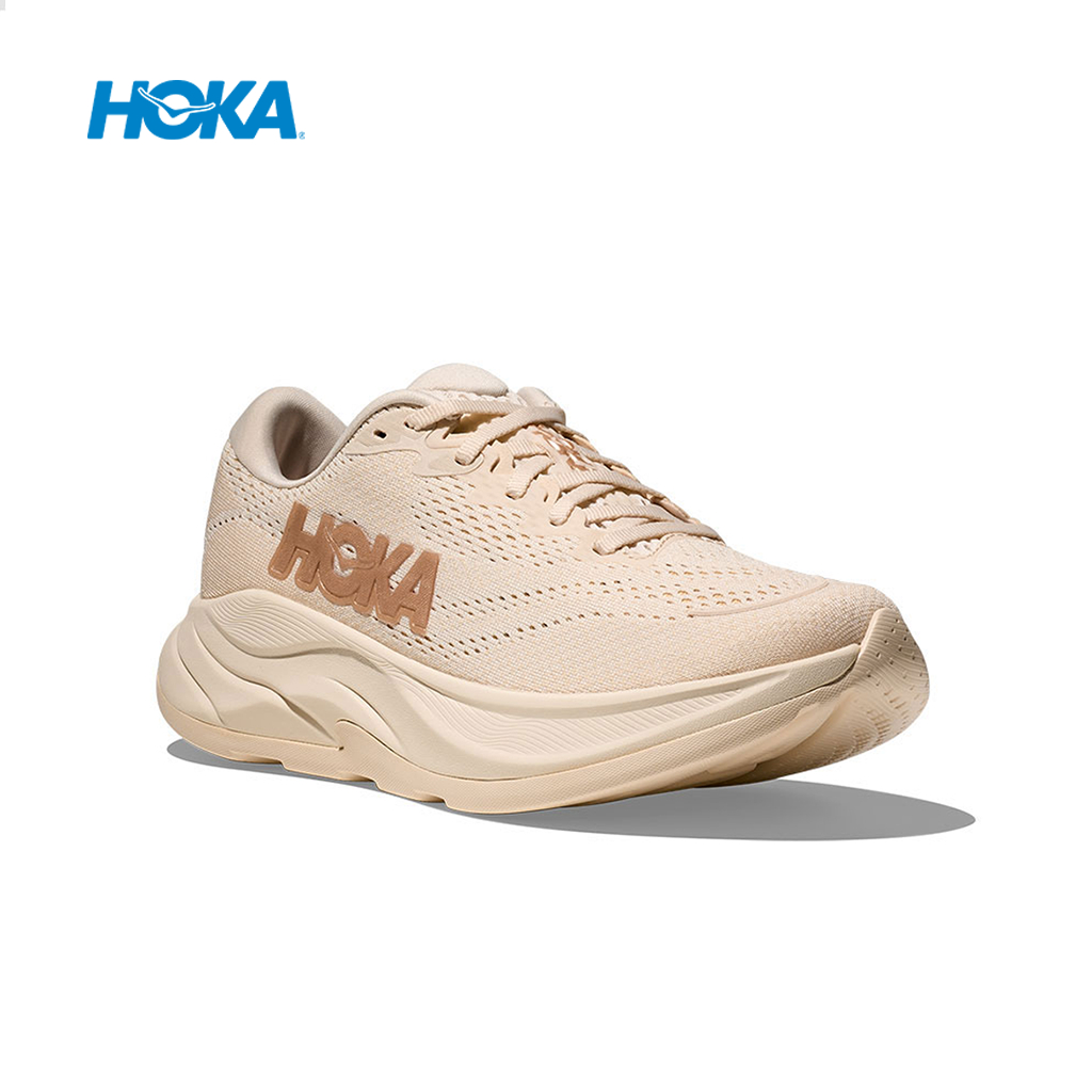 HOKA【授權經銷】女款運動鞋 RINCON 4 路跑鞋 輕量 回彈 香草白/樺木 HO1155131VCH