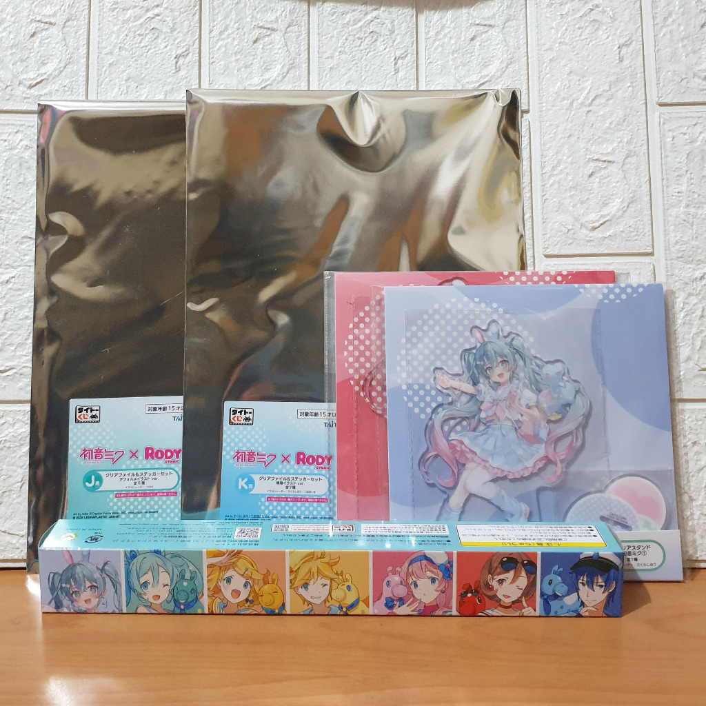 正版 日版 一番賞 2026 初音未來 X RODY B賞 F賞 I賞 J賞 K賞 壓克力立牌 海報 資料夾