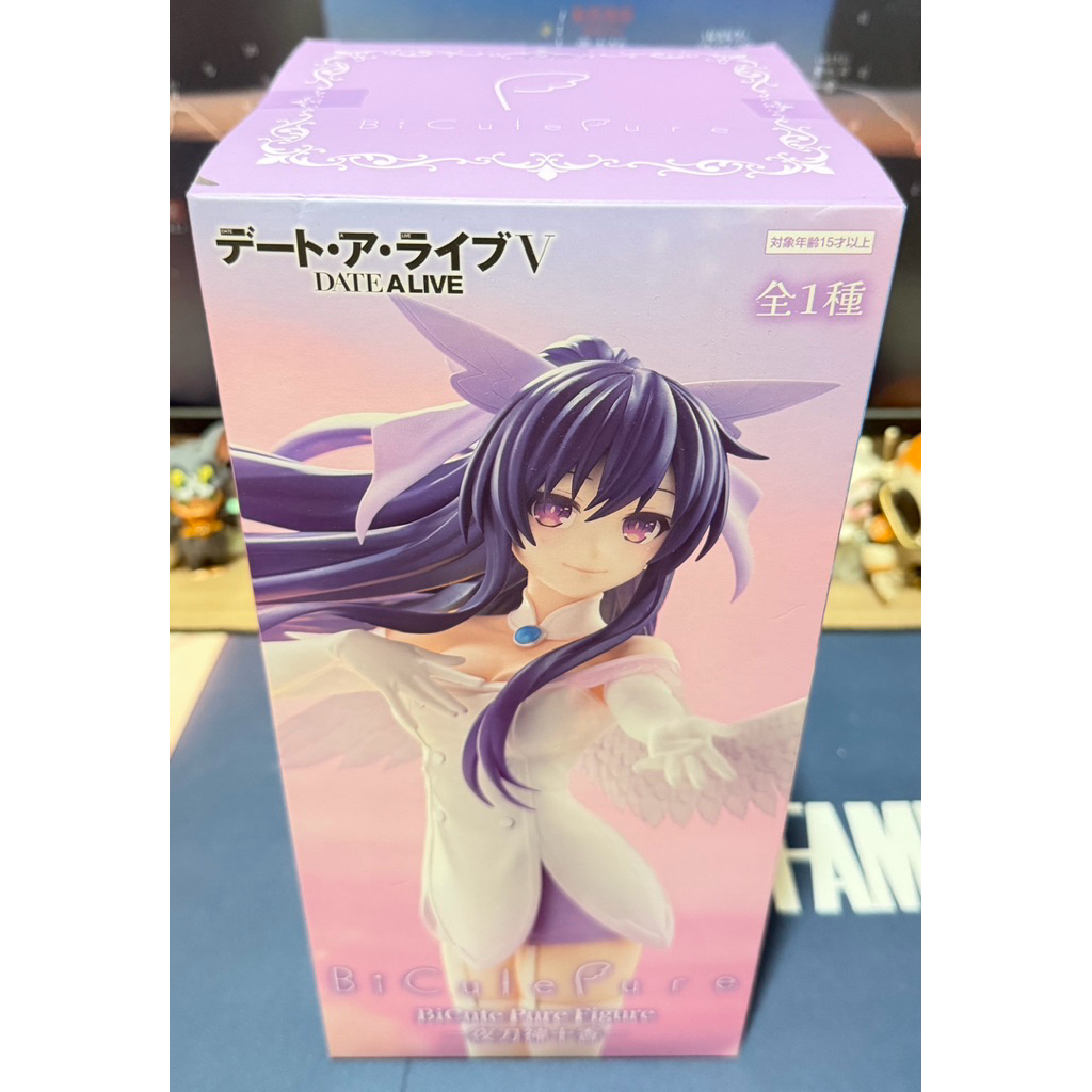 全新未拆正版 FuRyu 約會大作戰V BiCute Pure 夜刀神十香 天使 公仔 景品