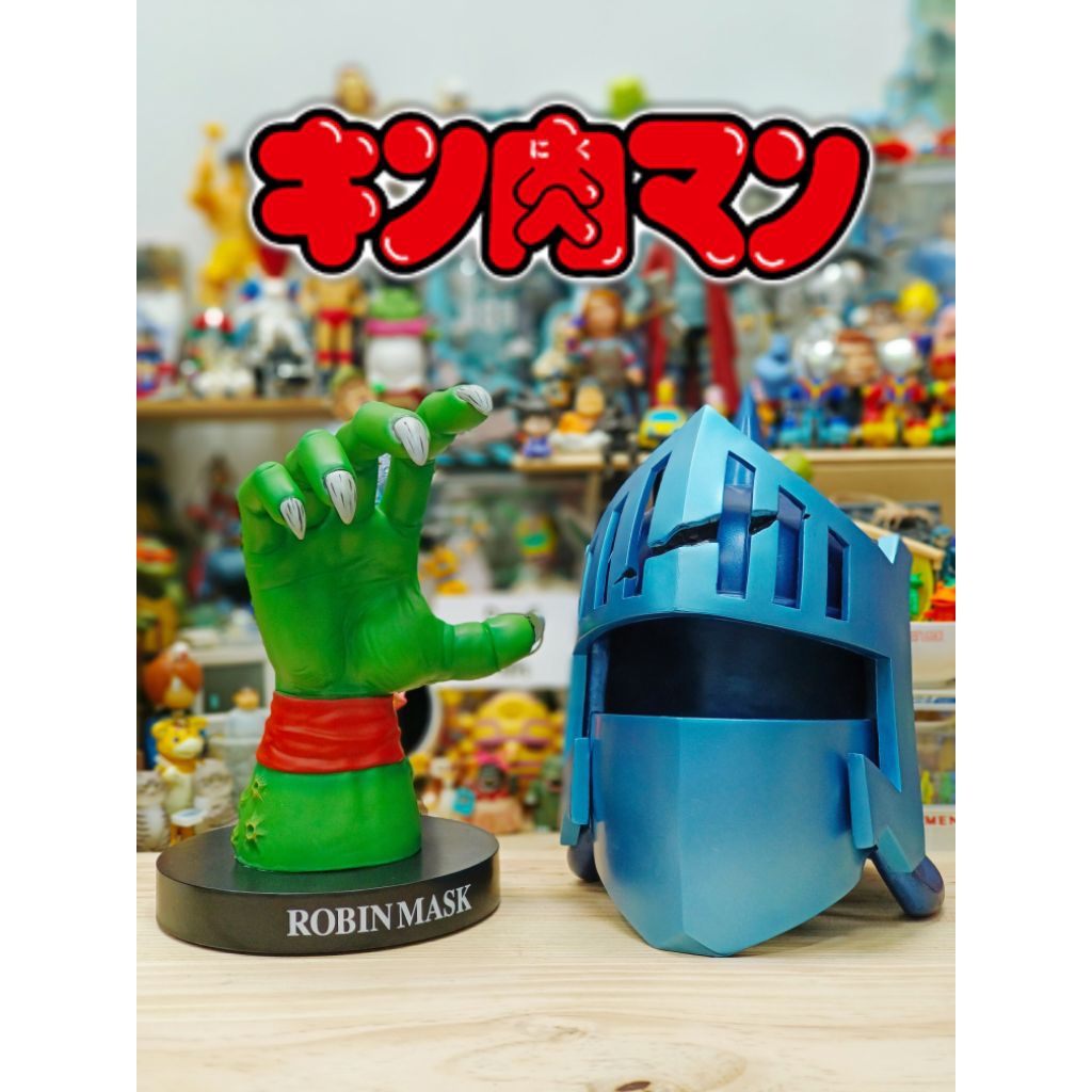 ⭐喔啦玩具店⭐金肉人 羅賓假面 頭盔 手 老玩具 玩具公仔 絕版品 羅賓面具 一番賞 景品 筋肉人
