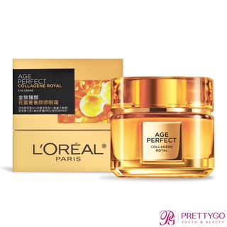 L'OREAL Paris 金致臻顏花蜜奢養膠原眼霜(20ml)【美麗購】