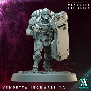 Tazo工坊[AVG] 復仇鐵牆Vendetta Ironwall 3D列印模型MIVB