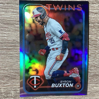 ［2024 Topps Chrome］雙城 Byron Buxton 銀亮卡 棒球卡 美國職棒 MLB