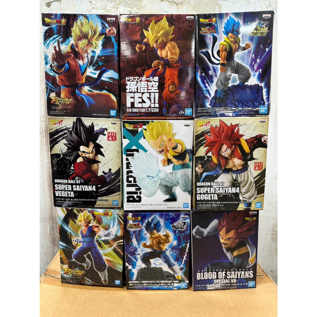⭐️日版景品⭐️ 全新 七龍珠 金證 寬盒 DRGONBALL超 孫悟空 達爾 賽亞人 公仔 BANDAI _01