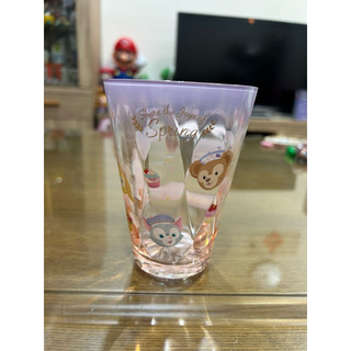 二手9成新✨#5正版香港迪士尼 Dyffy 達菲與他的好朋友們 水杯 果汁杯 漱口杯