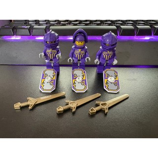 <阿光樂高> LEGO 城堡 Knights Kingdom II 8781 紫色騎士 盾牌 武器 CASTLE