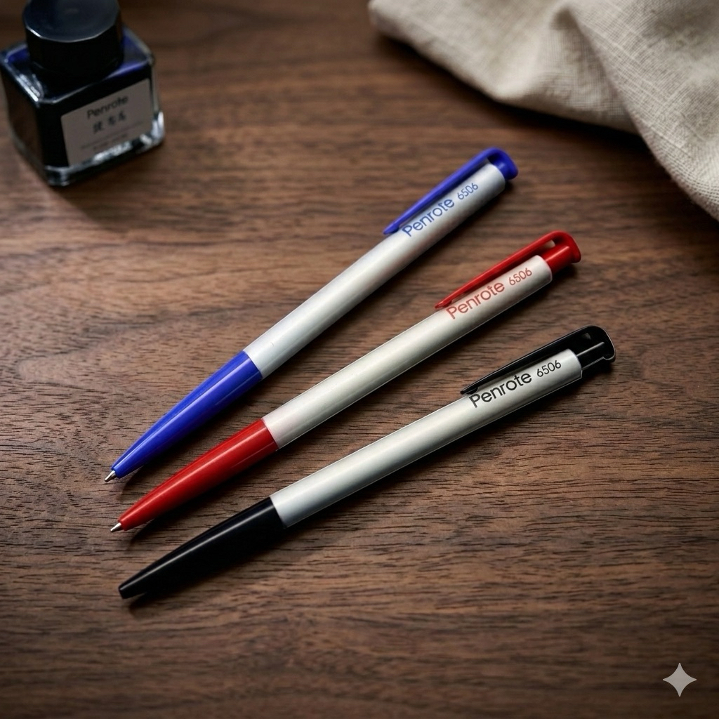 [大塊文具含發票]筆樂 6506 原子筆/0.5mm/藍色/紅色/黑色