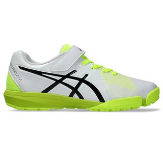 ASICS(51)亞瑟士 童鞋 慢跑 足球鞋 支撐 白 螢光綠 LAZERBEAM FJ-MG 1154A200-100