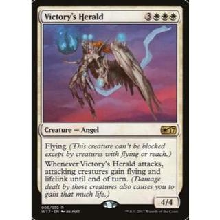 [魔法風雲會][有牌傷]-W17-勝利傳令使-Victory's Herald