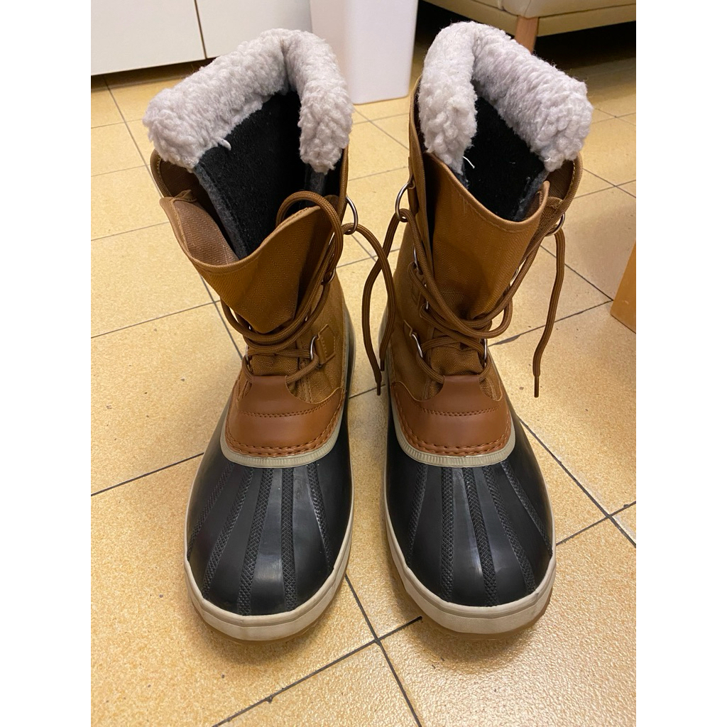加拿大正貨，Sorel 防水防滑雪靴，耐寒負40度，完勝Columbia’ North Face！原盒 男鞋US 11號
