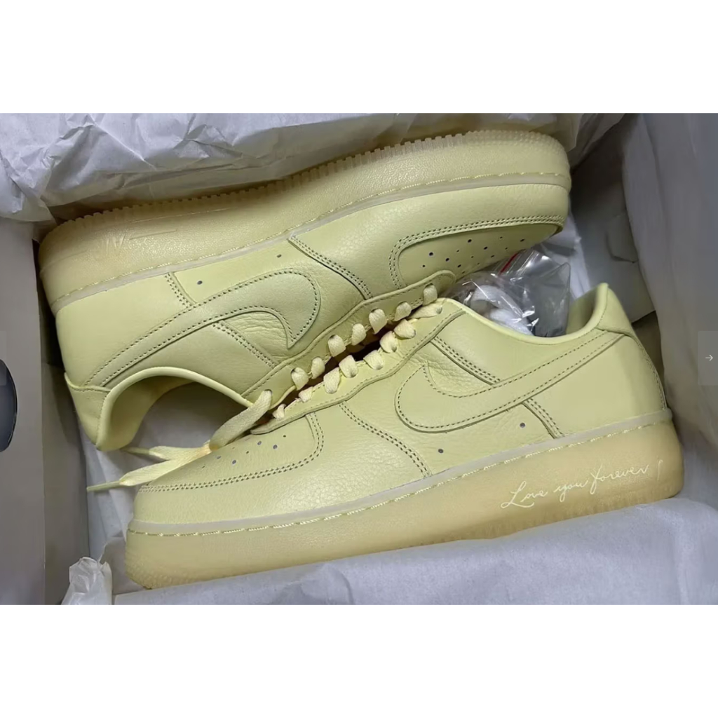 NOCTA x Nike Air Force 1 空軍 鴨子 檸檬黃 滑板鞋CZ8065-800