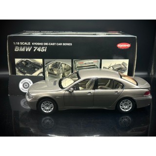 【收藏模人】Kyosho BMW 745I E65 金屬褐色 寶馬 1:18 1/18 模型車