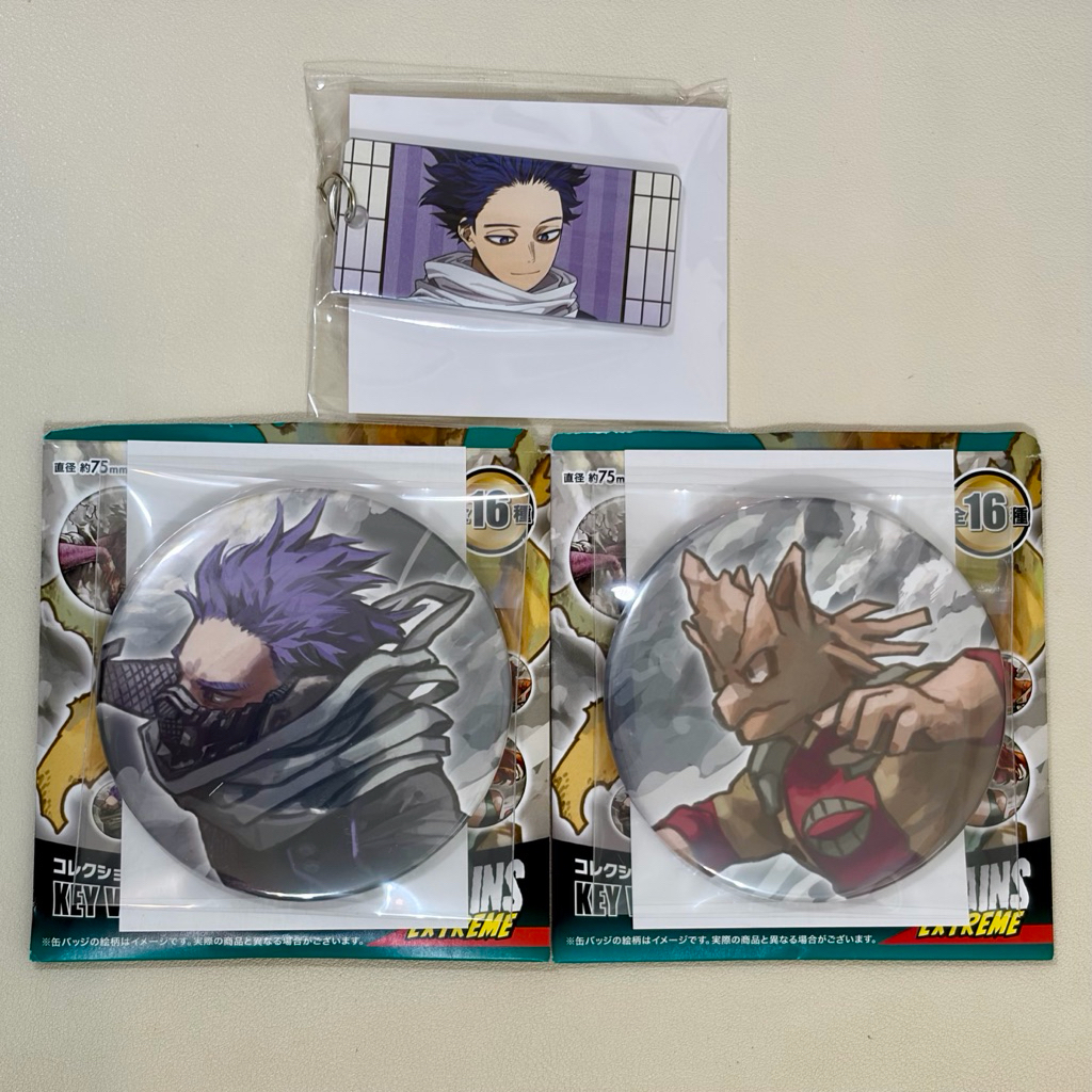 《我的英雄學院》 心操人使 周邊 吊飾 徽章 原畫展 淺草花祭 淺草花屋敷