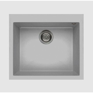 【Elleci】Quadra105 花崗巖含金屬水槽 57cm 鋁色 鈦色 鑄鐵色