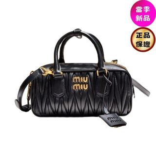 Miu Miu小款皮革包 5BB142 Arcadie 黑色