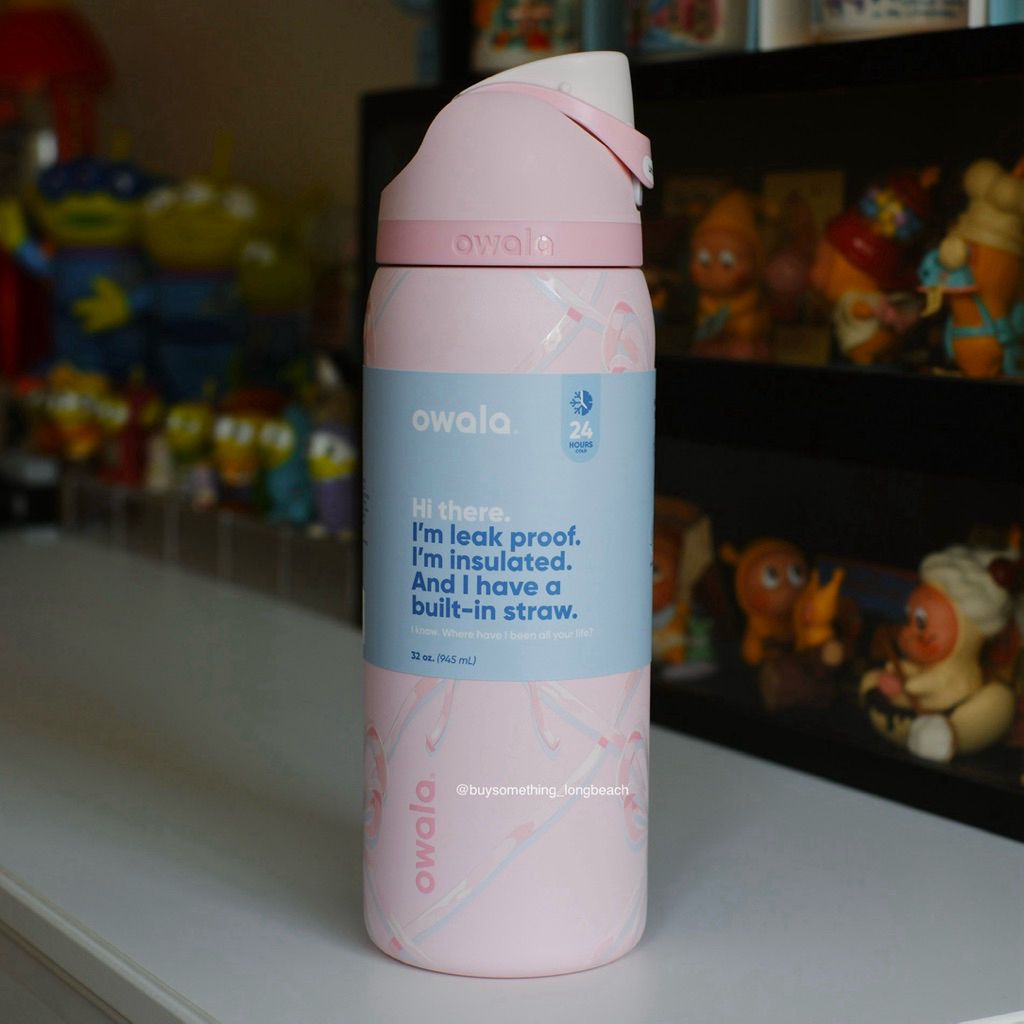 🕊️享敗美國代購 Owala 正版官網購入 在台現貨 粉色蝴蝶結水瓶 32oz