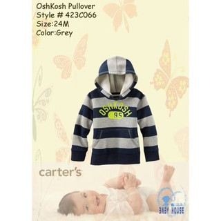 OSHKOSH 條紋連帽上衣US:24M『OSHKOSH PULLOVER」