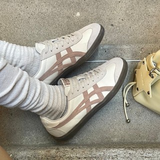 -ES- Asics Onitsuka Tokuten Tiger 鬼塚虎 蜜桃粉杏 灰粉 焦糖底 德訓鞋 休閒鞋