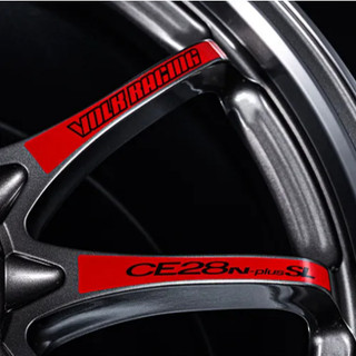 適用於 Rays Volk Racing CE28N-plus SL 輪轂輻條貼紙套裝