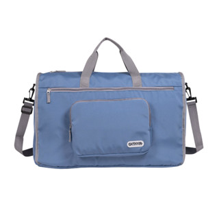 【OUTDOOR】旅遊配件-摺疊旅行袋(大)-藍色 ODS19A04BL