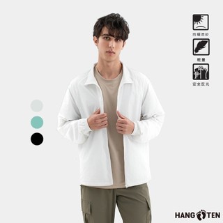 【Hang Ten】男裝-恆溫多功能-防曬原紗涼感立領外套(多色選)