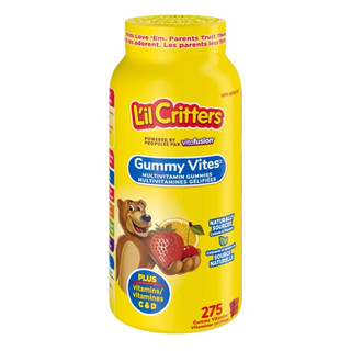 🐻L'il Critters 小熊糖兒童綜合維他命軟糖 (275粒裝)🐻在台🐻即期品2027/08