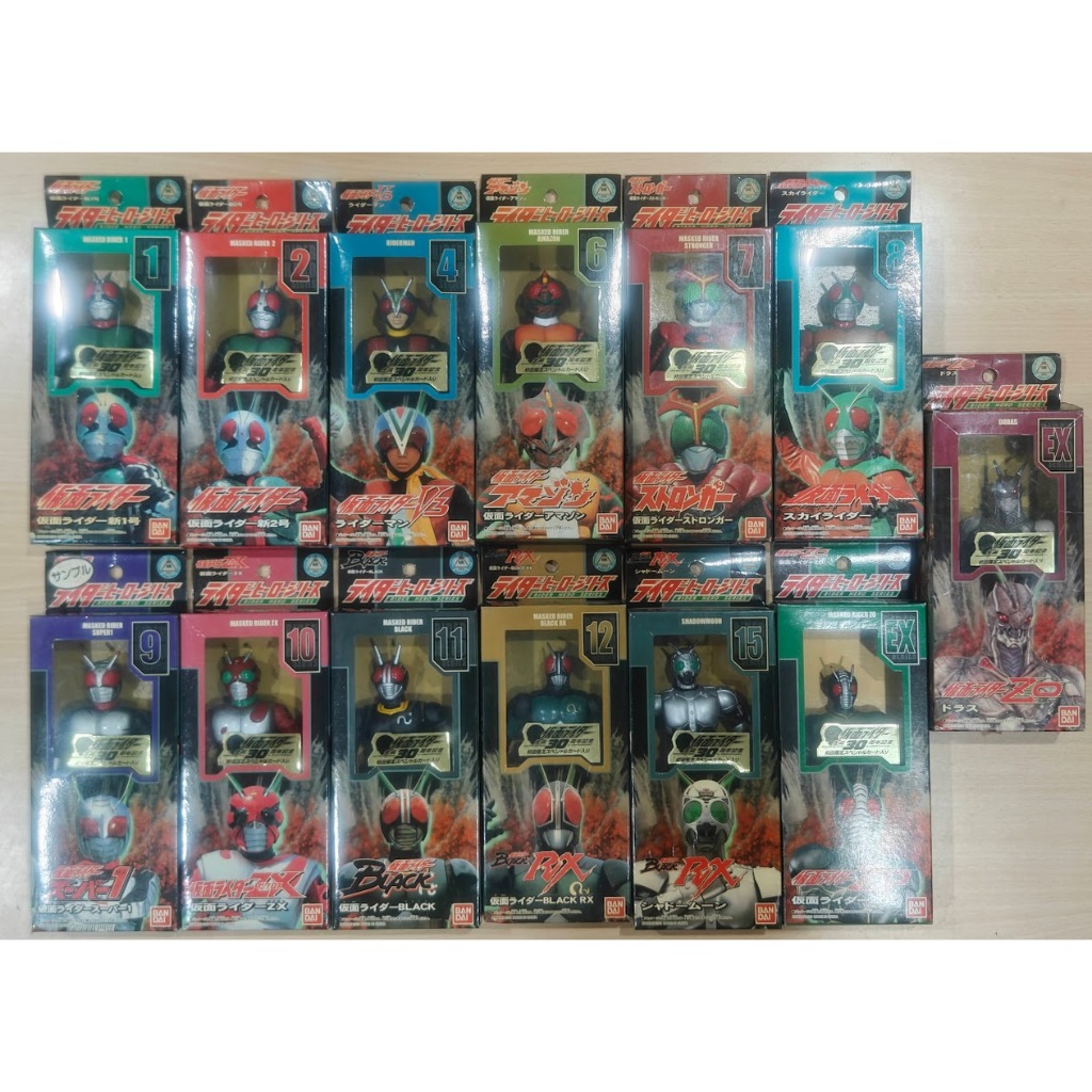 代售 日版 假面騎士 30th 新1號 新2號 V3 亞馬遜 強人 SKY 超1 ZX BLACK RX 影月 ZO