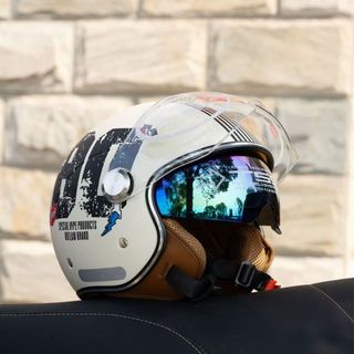 DOT雙認證 3C認證 A類 機車安全帽 雙鏡片安全帽 復古安全帽 摩託車頭盔 四分之三盔 3/4安全帽 安全帽生活館