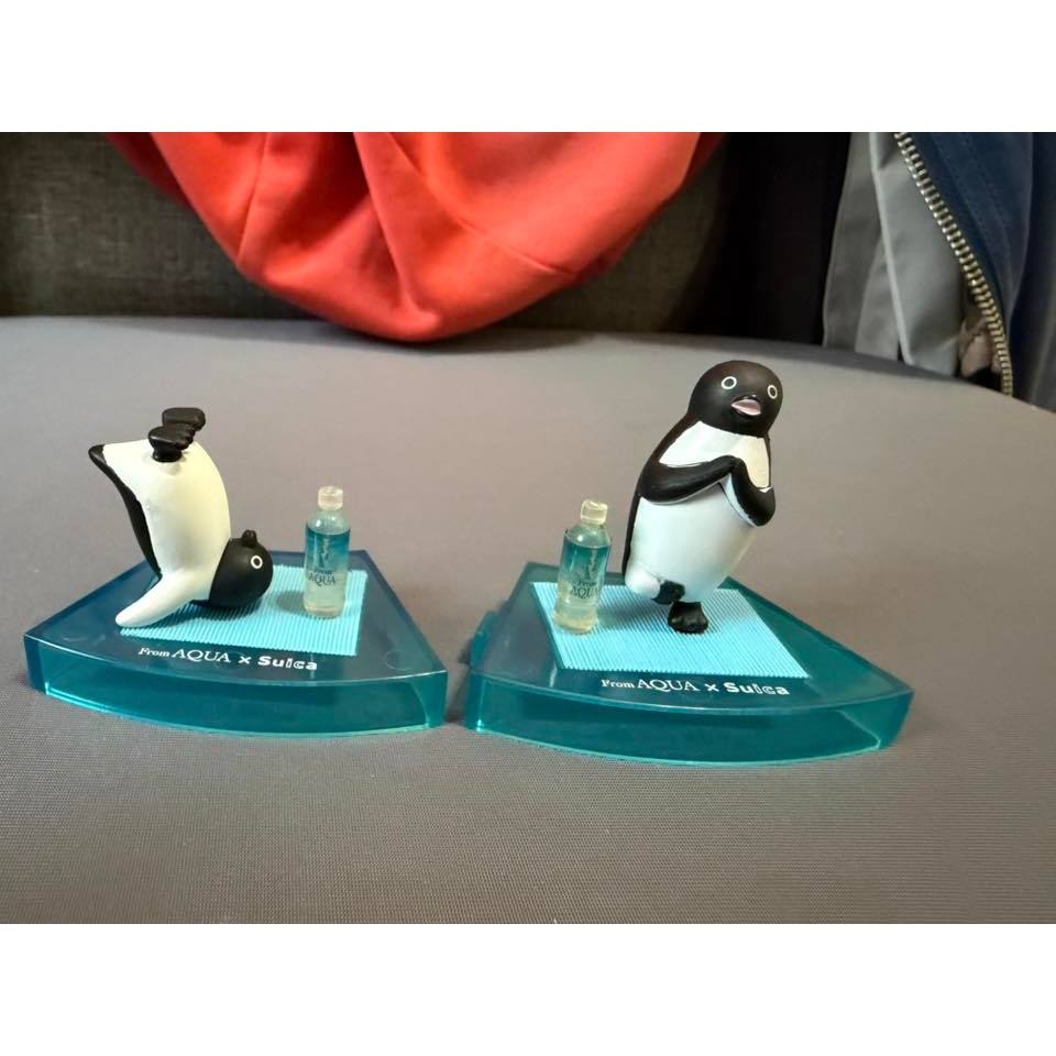 日本 正版 AQUA Suica 企鵝 吉祥物 阿德利企鵝JR 東日本 交通 IC卡 公仔 扭蛋 轉蛋