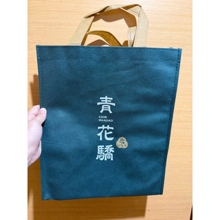 Net 黑色 大手提袋 環保袋 購物袋 青花驕 提袋