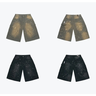 SENSE Washed Drip Double Knee Shorts