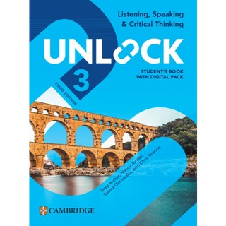 [華通書坊]Unlock Level 3 (3版)(聽說課本) Listening Speaking & Critical Thinking 9781009797559