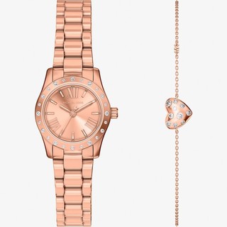 【MICHAEL KORS】 Petite Lexington 手錶手鍊套組MK4994SET 26mm 現代鐘錶