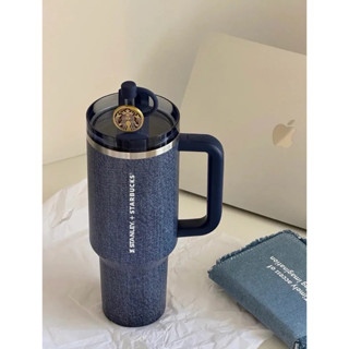 現貨《TWINKLE 閃耀時刻》Starbucks 星巴克x丹寧系列水杯/隨行杯